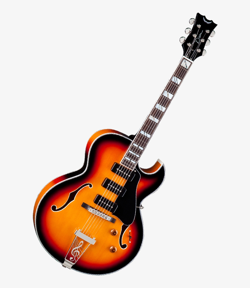 Free Icons Png - Dean Palomino Hollowbody Guitar, Vintage Sunburst, transparent png #56075