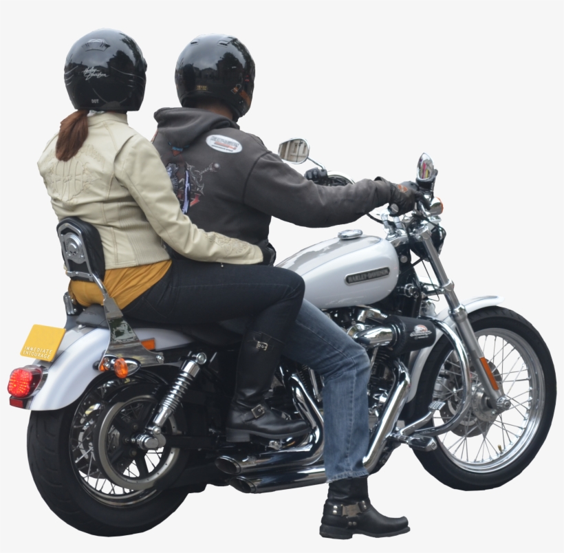Motorcycle Transparent Png - Man On Motorcycle Png, transparent png #56079