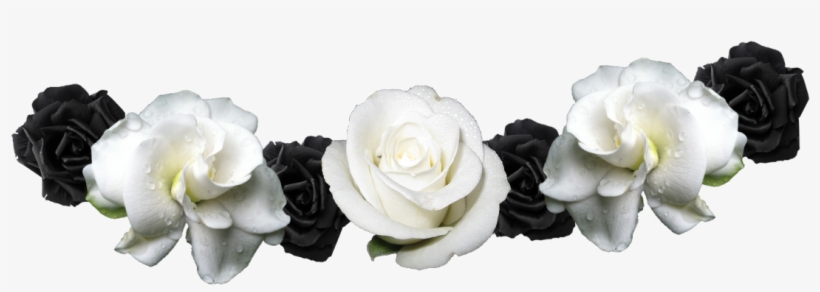 Flower Crown Png Jadziadaxofficial Mpvbrrcwcrcfbng - Black And White Flower Crown Png, transparent png #56162