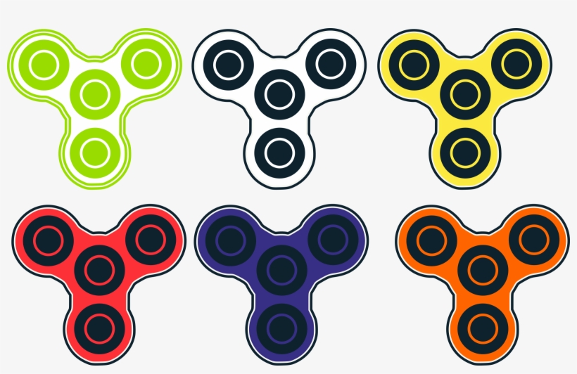 This Free Icons Png Design Of Fidget Spinner 2d Icons, transparent png #56212