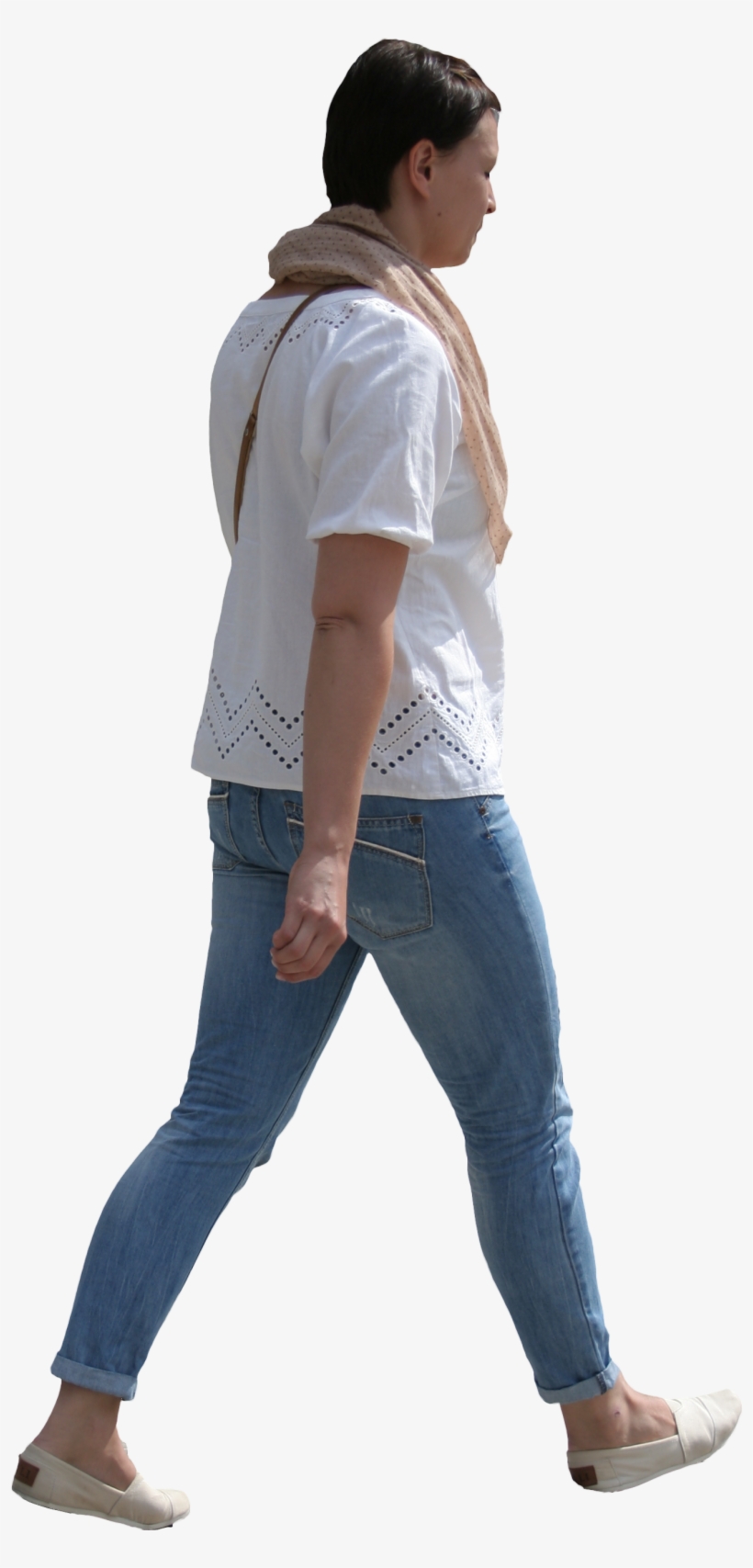 2d People - Women Walking Cut Out, transparent png #56258