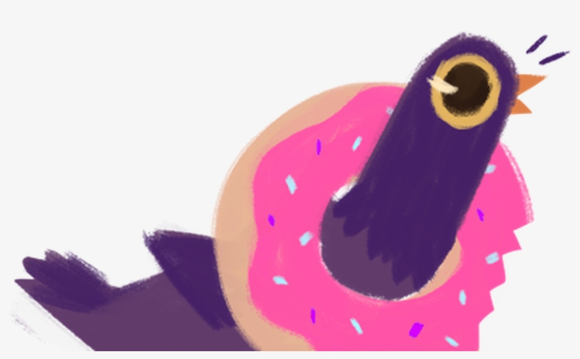 Trash Dove Png - Trash Dove Donut, transparent png #56351