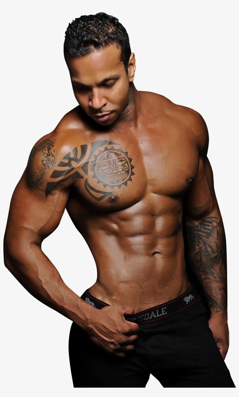 Fit Young Male Model Posing His Muscles Png Image - Hot Guy With Muscles, transparent png #56400