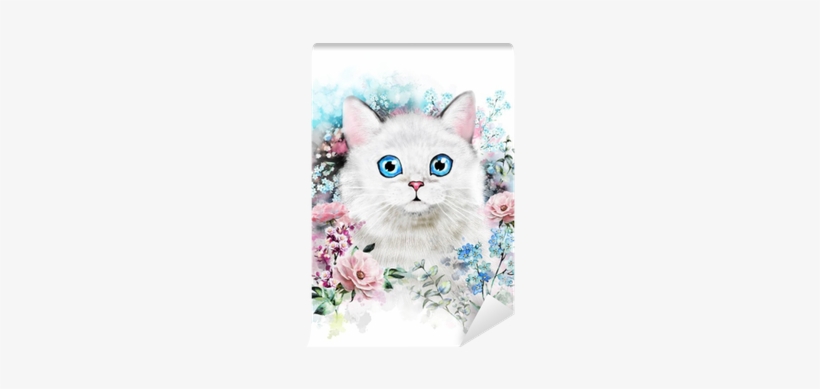 Watercolor Cat Illustration - Pinturas De Acuarela De Gato, transparent png #56481