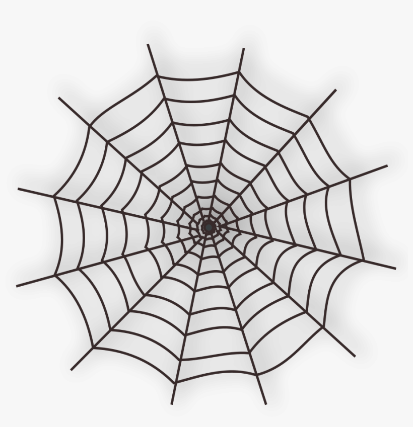 The Icons Of The Halloween Spider Web - Spider Web Tattoo Png, transparent png #56798