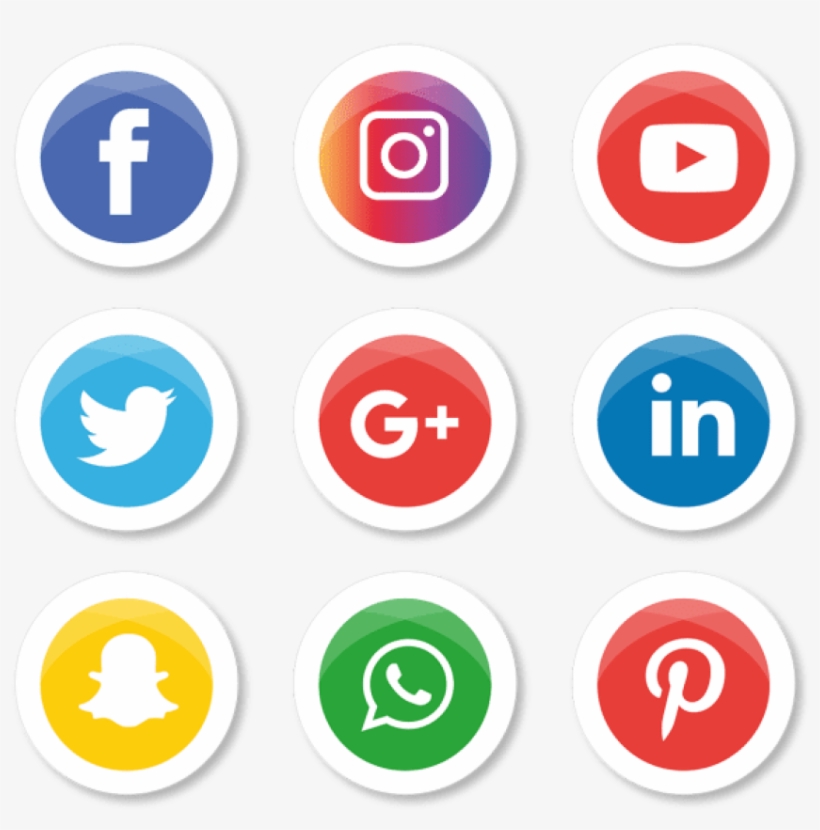 Vector Free Media Icons Set Logo Illustrator Png And Whatsapp Facebook Instagram Logo Png Free Transparent Png Download Pngkey