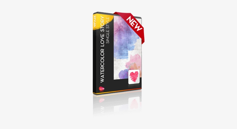 Watercolor Love Storypremium Single Stylechoose A Color, - Muvee Technologies, transparent png #56998
