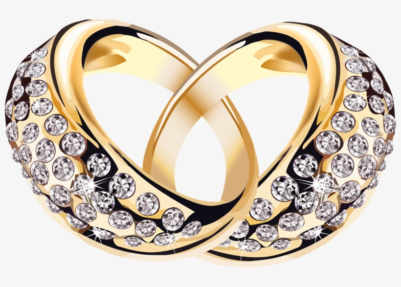 Wedding Ring Transparent Image - Golden Wedding Ring Png, transparent png #57283