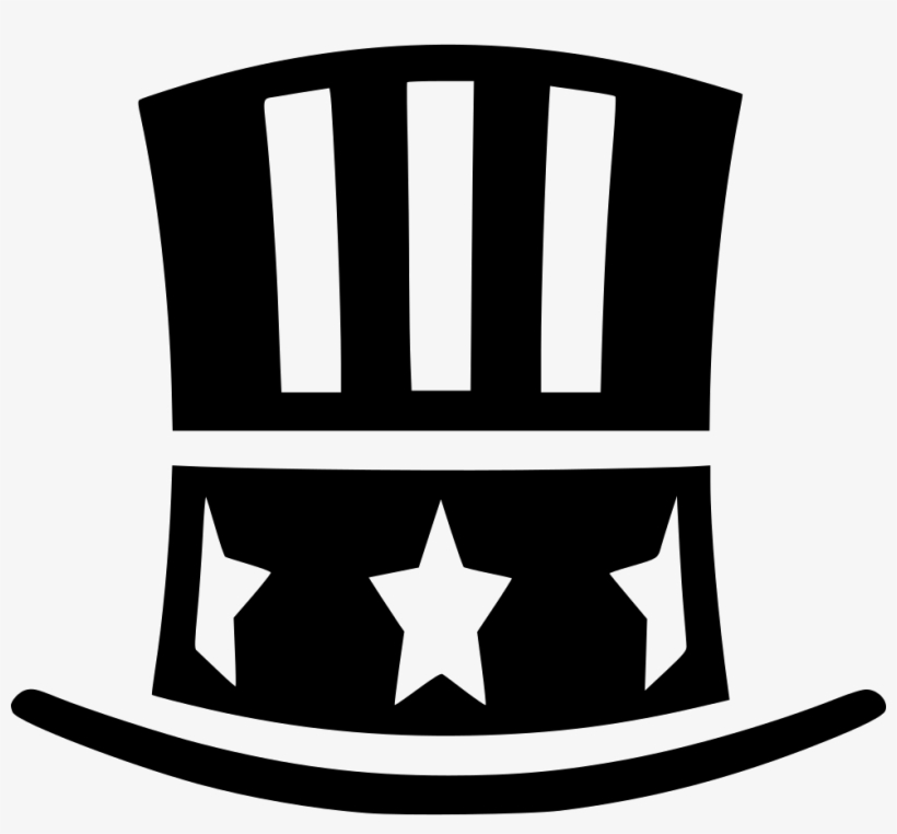 Uncle Sam Hat - Uncle Sam Hat Svg, transparent png #57362