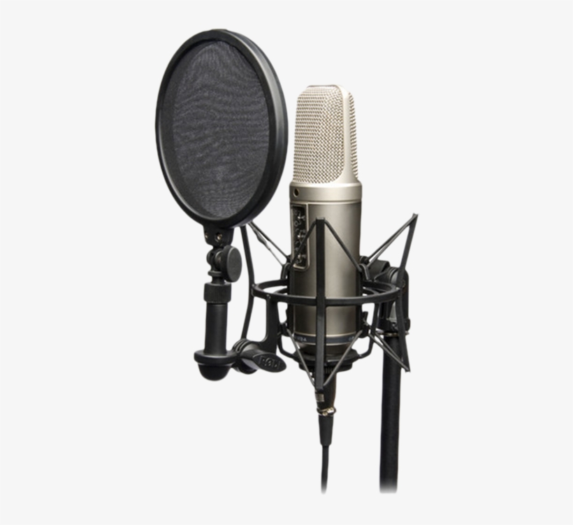 Recording Studio Mic Png Rode Nt 2a Microphone Free Transparent PNG