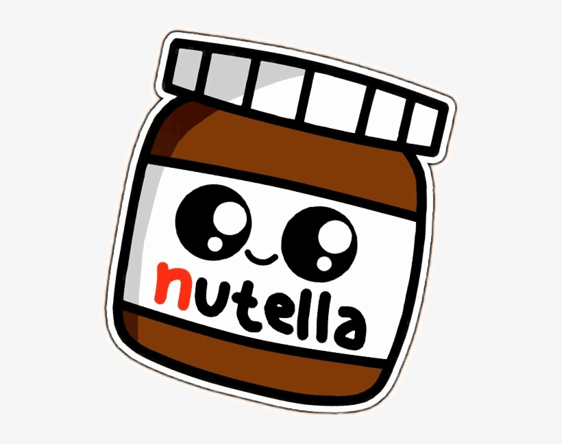 Dibujos Kawaii Png - Nutella Kawaii, transparent png #57512