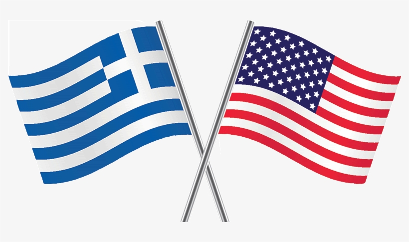 Greek And American Flag - Solberg–hunterdon Airport, transparent png #57788