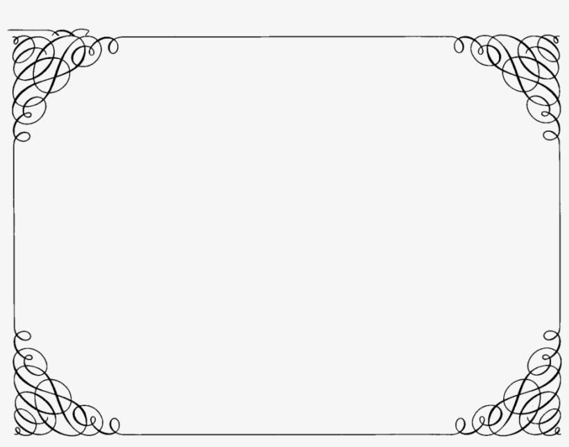 Pin Fancy Border Frame Clipart - Border Vintage Frame Png, transparent png #58125