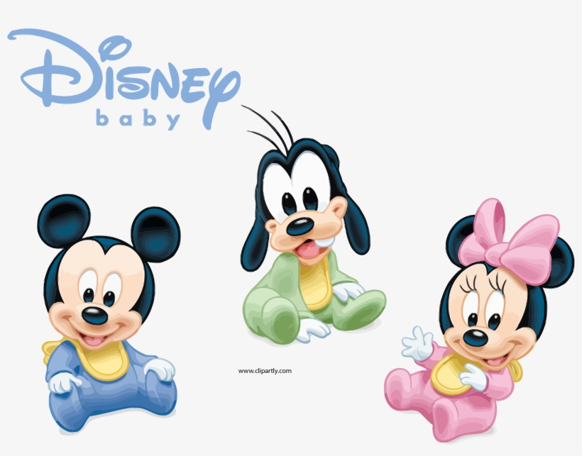 Disney Babies Disney Baby Together Clipart Png - Imagenes De Minnie Mickey Bebe, transparent png #58263