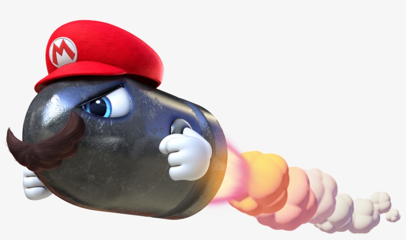 Bullet Bill Mario - Super Mario Odyssey Transformations, transparent png #58264