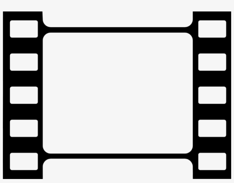 Film Strip Film Clipart - It's Only A Movie, Darling. B&w Fil 5'x7'area Rug, transparent png #58285