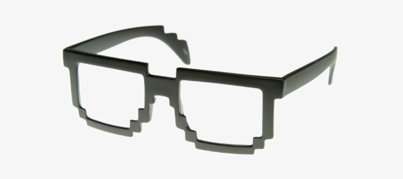 Thug Life Glasses Png Transparent Image - Nerd Eyewear Clear Lens Glasses Brown Frame Unisex, transparent png #58506