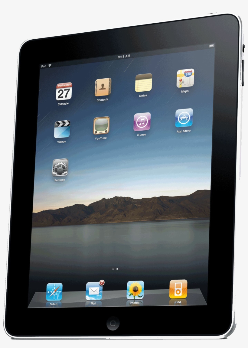 Ipad Tablet Png Clipart - Apple Ipad, transparent png #58598
