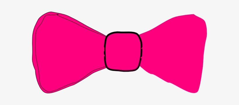 Pink Bow Tie Clip Art At Clker - Pink Bow Tie Png, transparent png #58620