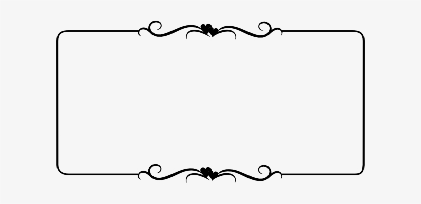 Word Clip Art Wedding Embellishments - Vector Frames Wedding Png, transparent png #58623