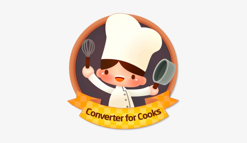 Converter For Cooks - Cartoon Chef, transparent png #58708