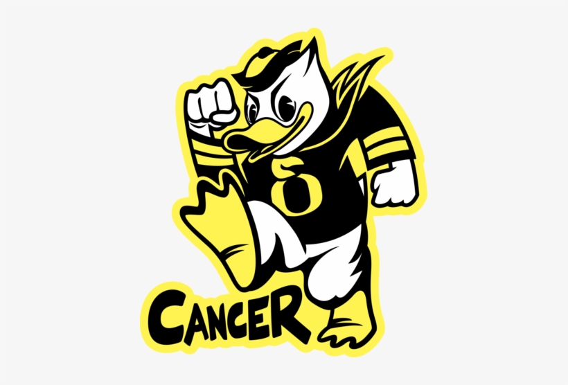 The Ducks Will Take The Field In The Uniforms At Autzen - Oregon Stomp Out Cancer, transparent png #58870