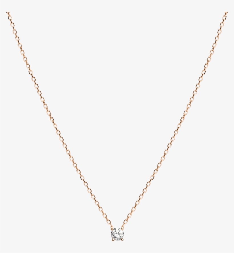 Medium Diamond Pendant Necklace Aurate New York - Necklace, transparent png #58942
