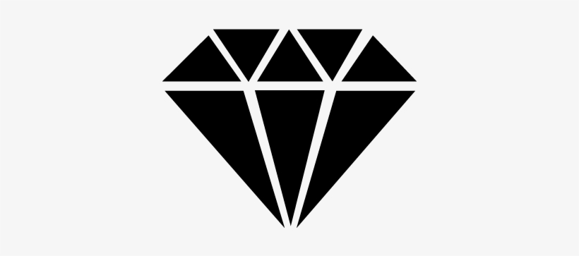 Svg Png - Silhouette Diamond, transparent png #59401
