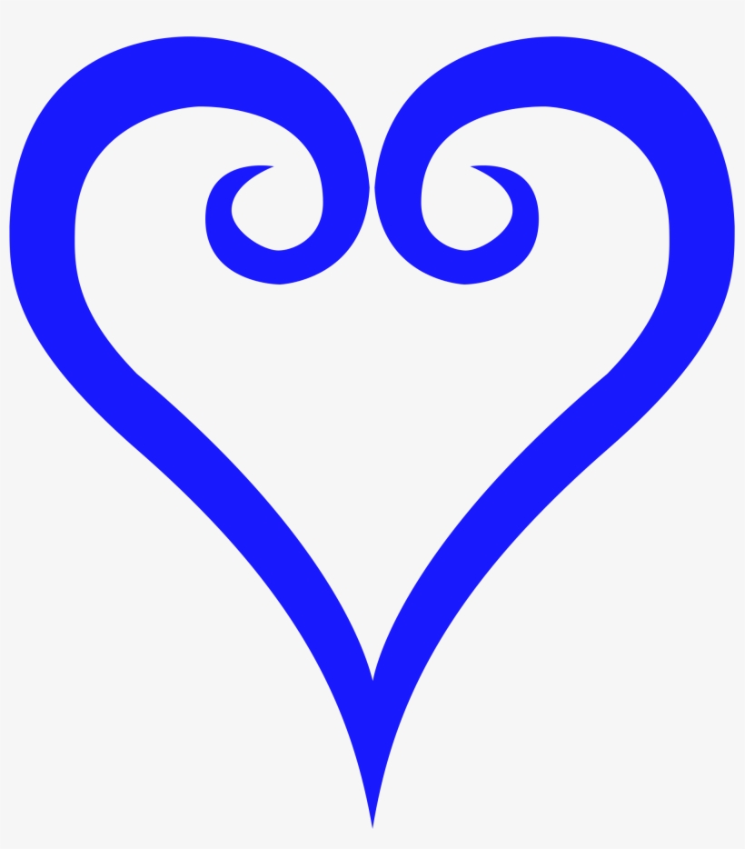 Open - Kingdom Hearts Heart Symbol, transparent png #59442