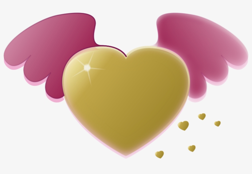 Cartoon Heart Of Gold, transparent png #59443