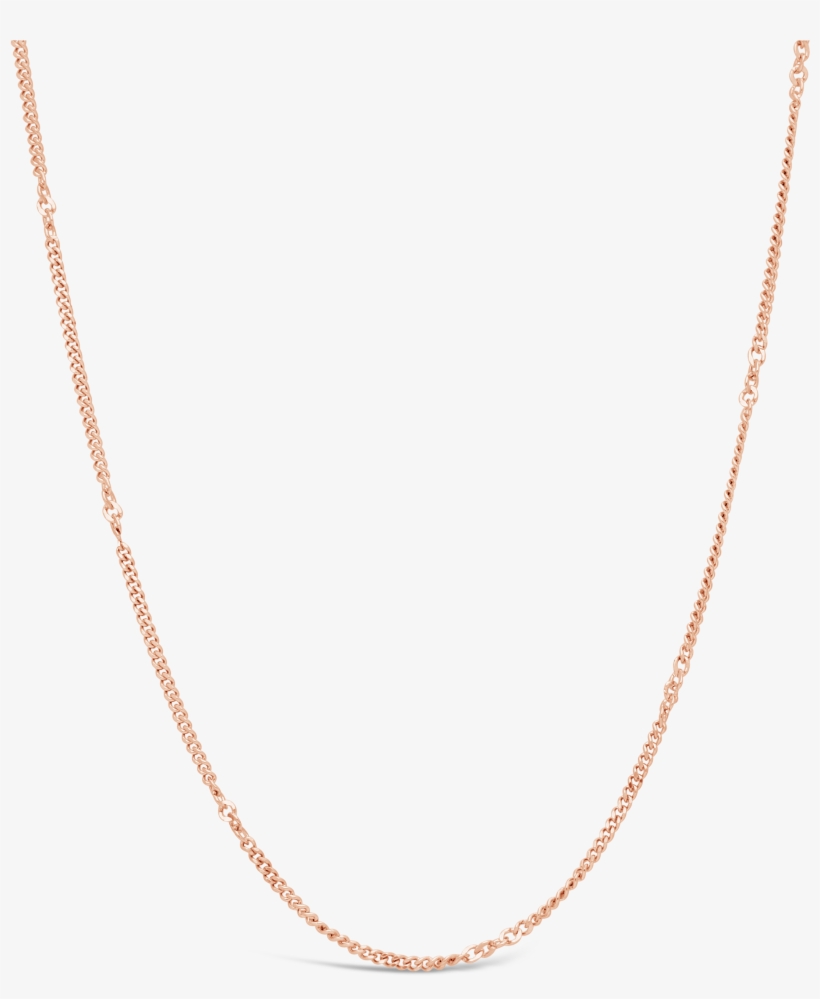 Rose Gold Chain Png - Necklace, transparent png #59534