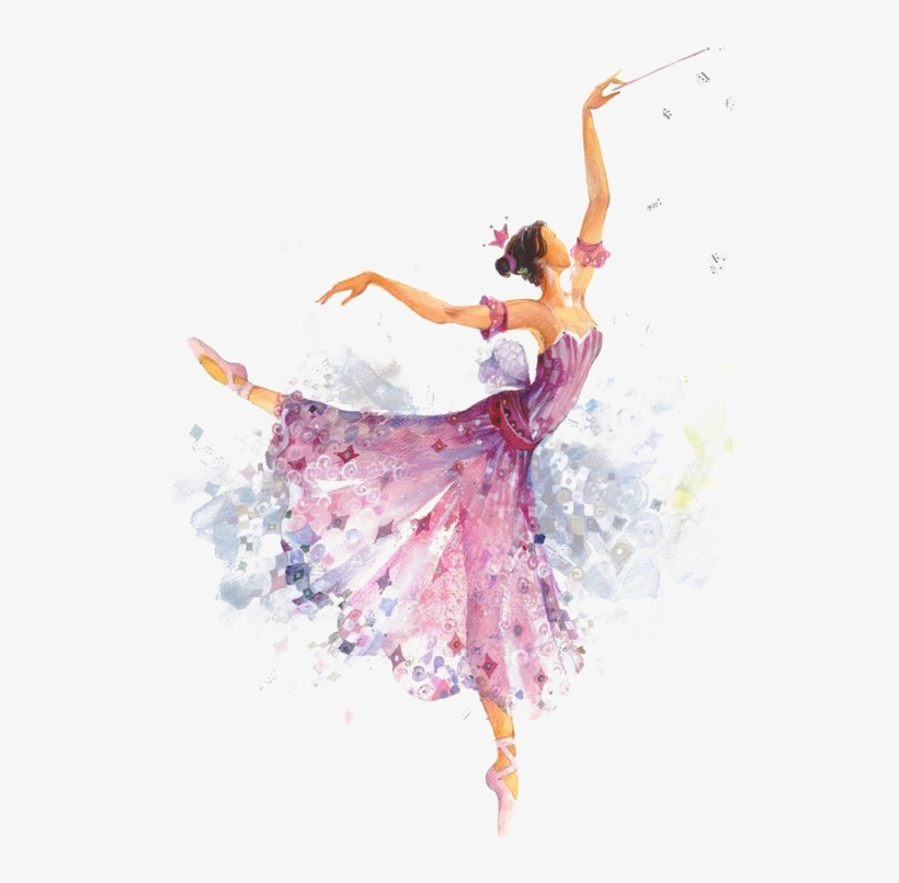 Dancer Transparent Watercolor - Sleeping Beauty Ballet Drawing, transparent png #59535
