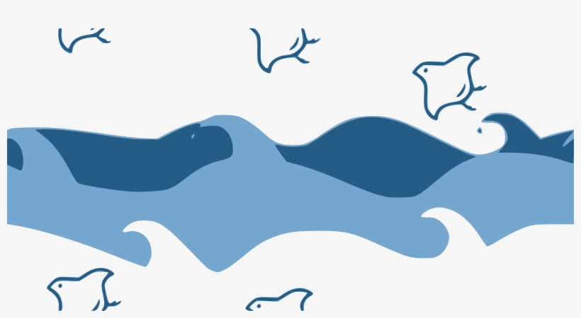 This Free Icons Png Design Of Plover Over Sea Waves, transparent png #59608