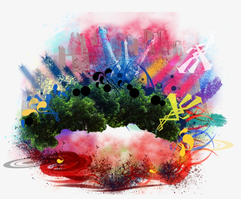 Car Watercolor Painting Oil Paint - Car Graffiti Png, transparent png #59692