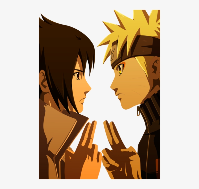 Naruto Shippuden, Render Manga, And Sasuke Et Naruto - Naruto And Sasuke Png, transparent png #500202