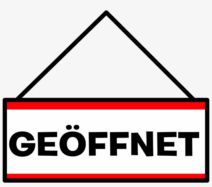 Open-closed Sign Sprite 003 De - Portable Network Graphics, transparent png #500223