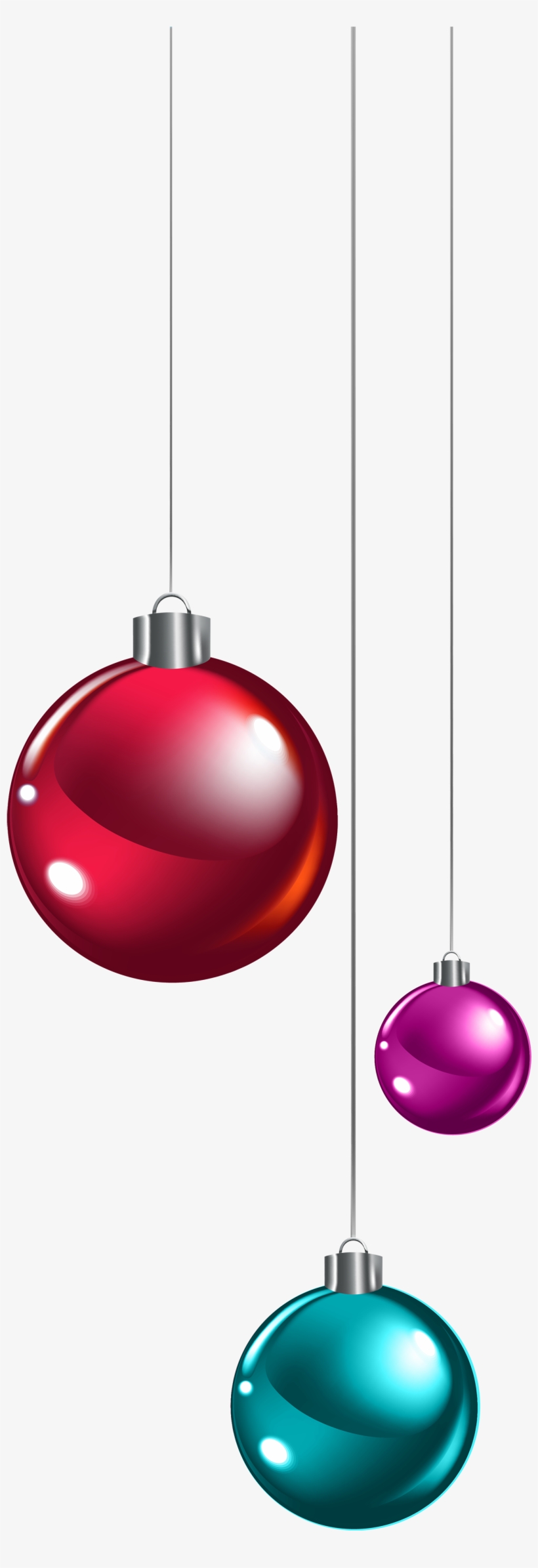 28 Collection Of Hanging Christmas Ornaments Clipart - Portable Network Graphics, transparent png #500402