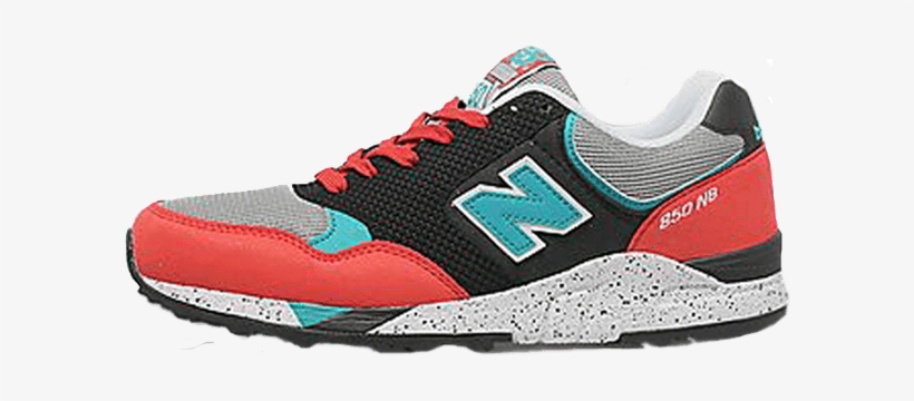 New Balance Shoe Png Clipart Free Stock - New Balance M850 Baskets Basses Red/black, transparent png #500442