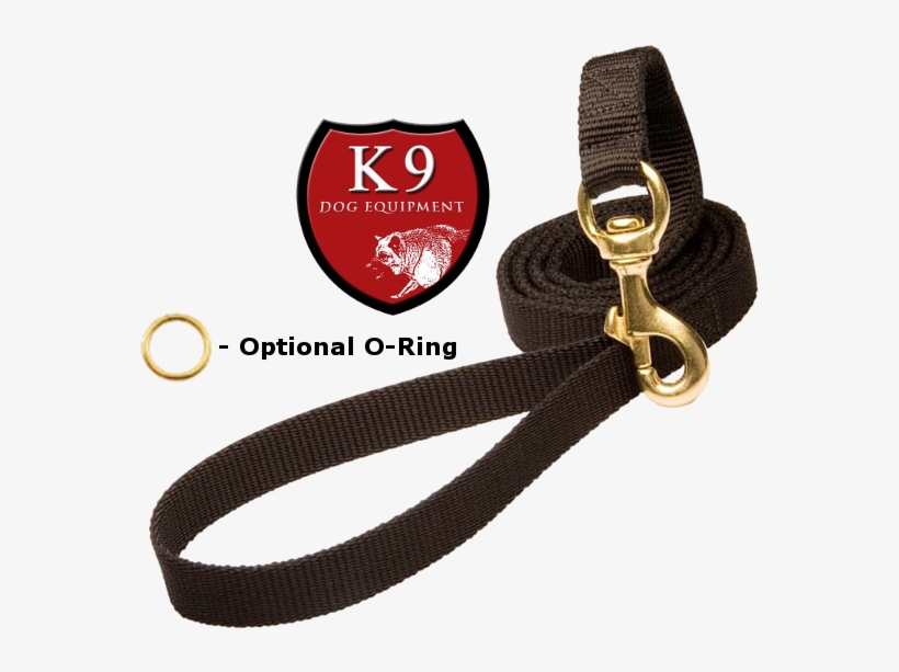 Standard Nylon K9 Leash - Best Nylon Dog Leash, transparent png #500905
