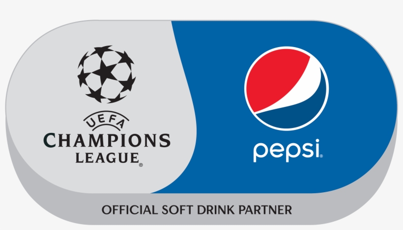 Pepsi Logo 2012 Png Download - Uefa Champions League Pepsi, transparent png #501401