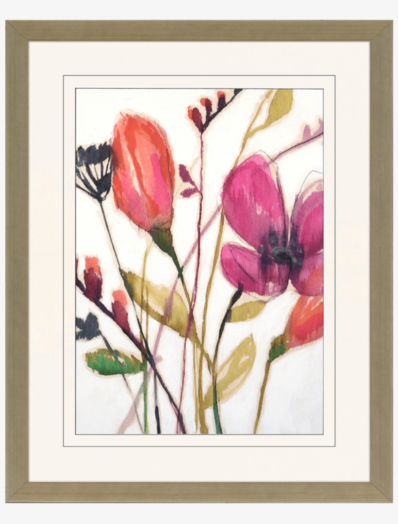 Vivid Arrangement I - Jennifer Goldberger Canvas Wall Decor Prints - Vivid, transparent png #501489