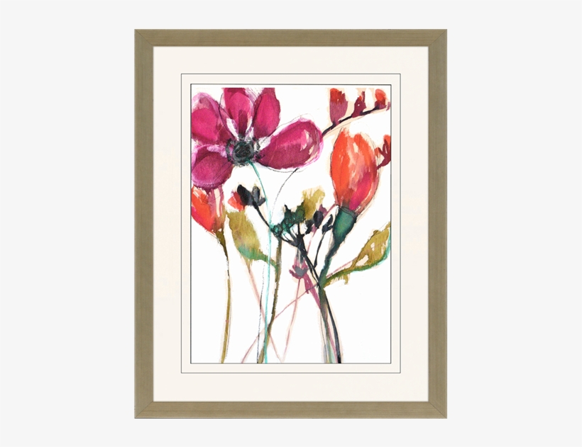 Vivid Arrangement Ii - Jennifer Goldberger Large Canvas Art Prints - Vivid, transparent png #501680