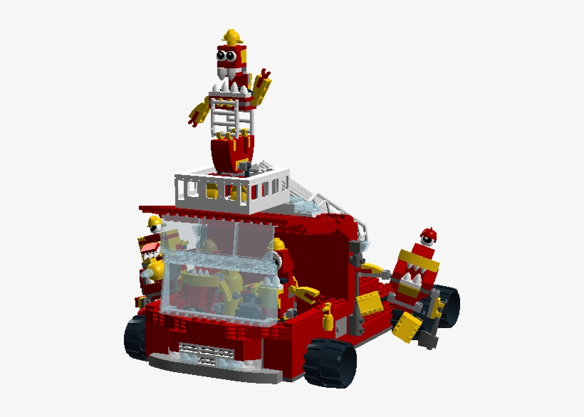 Ccfd Fire Truck - Construction Set Toy, transparent png #501751
