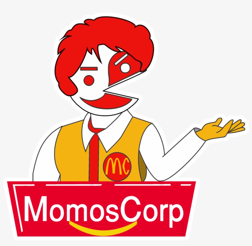 Ronald Mcdonald Face Png Vector - Marcas De Agua Momos Corp Png, transparent png #501813