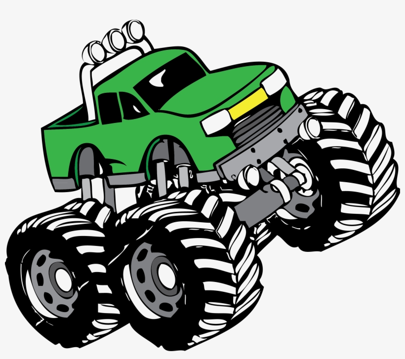 Monster Truck Clip Art - Monster Truck Clipart, transparent png #501904