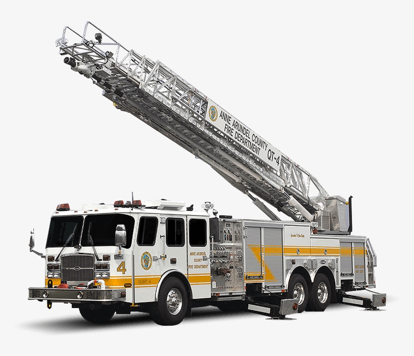 The Ultimate In Rescue Capability - Firetruck Ladder, transparent png #501928