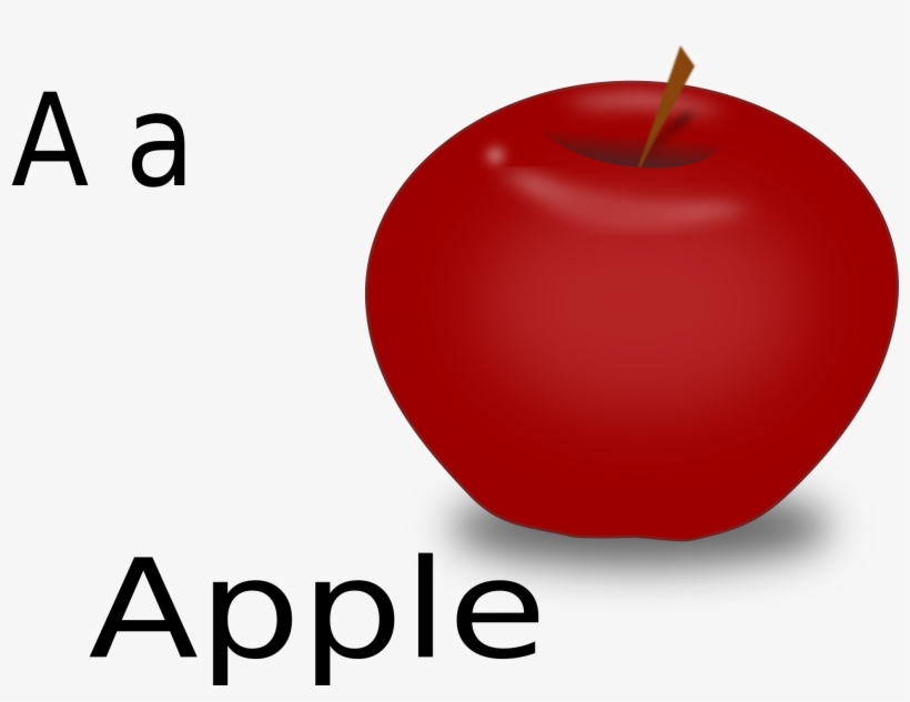 Apple Clipart Letter - Apple Clipart, transparent png #501977