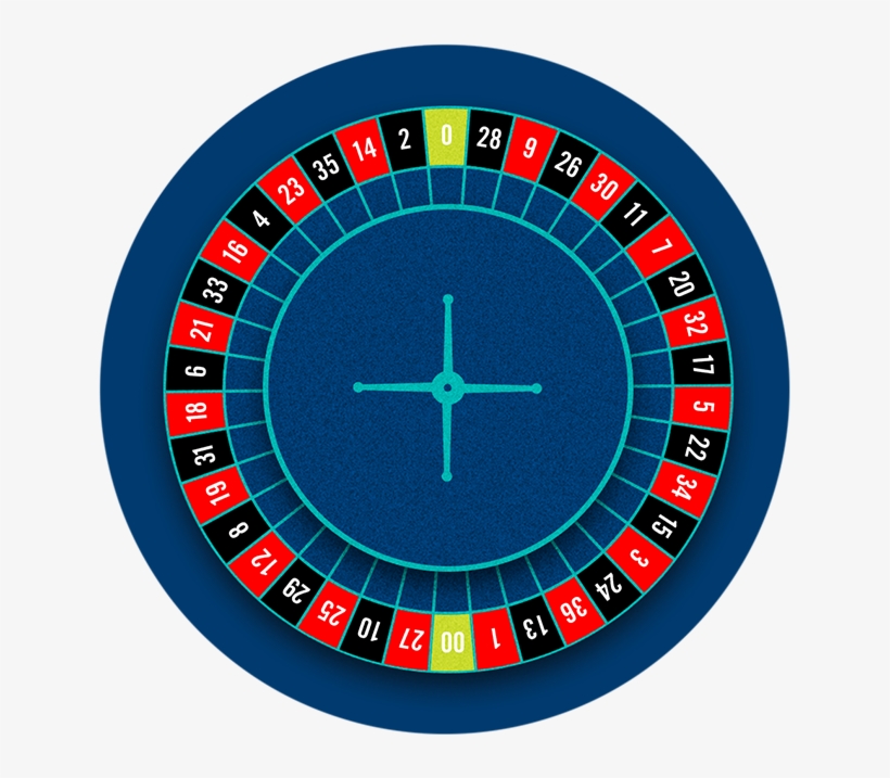 The American Roulette Wheel With 38 Numbered Slots, - Roulette, transparent png #502253