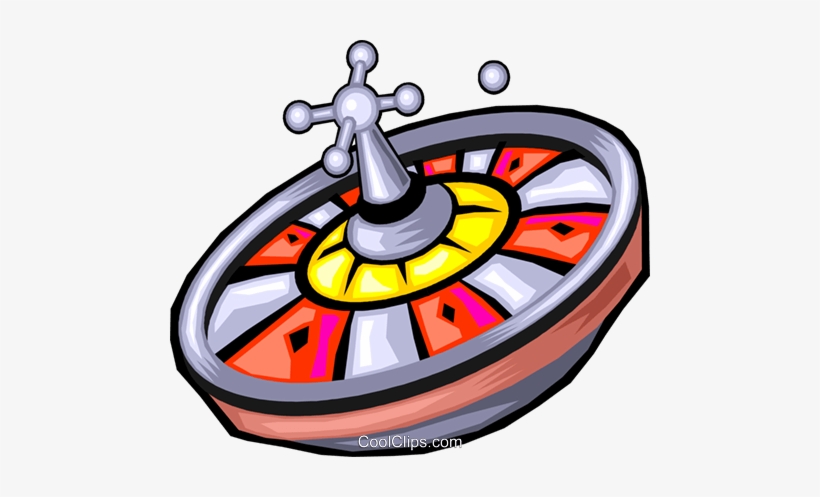 Roulette Wheel Royalty Free Vector Clip Art Illustration - A2 Psychology Aqa Specification A - Student Workbook, transparent png #502276