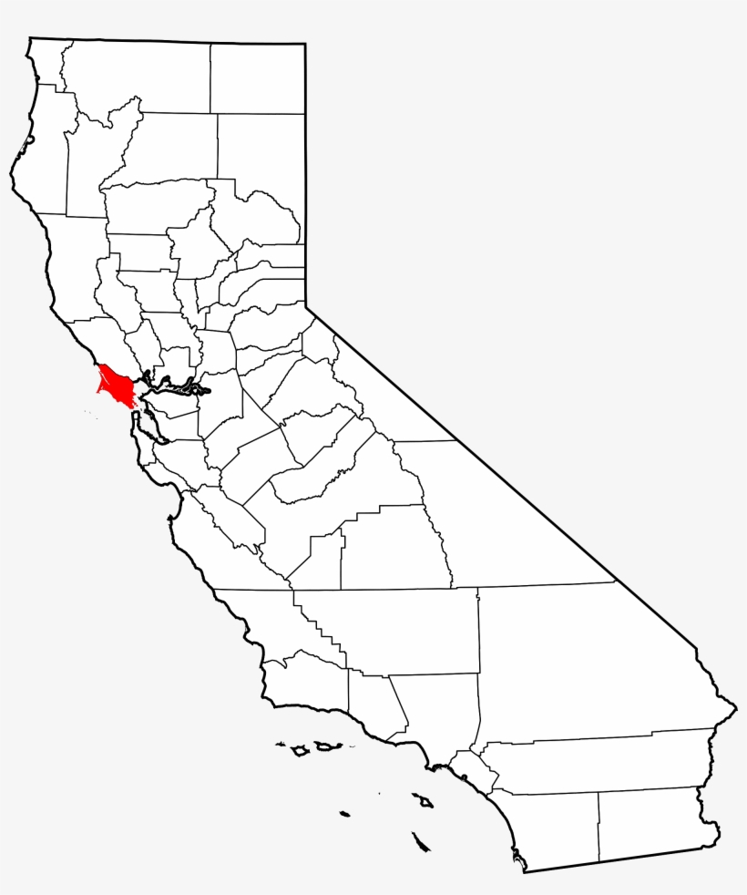 Open - Los Angeles On State Map, transparent png #502422